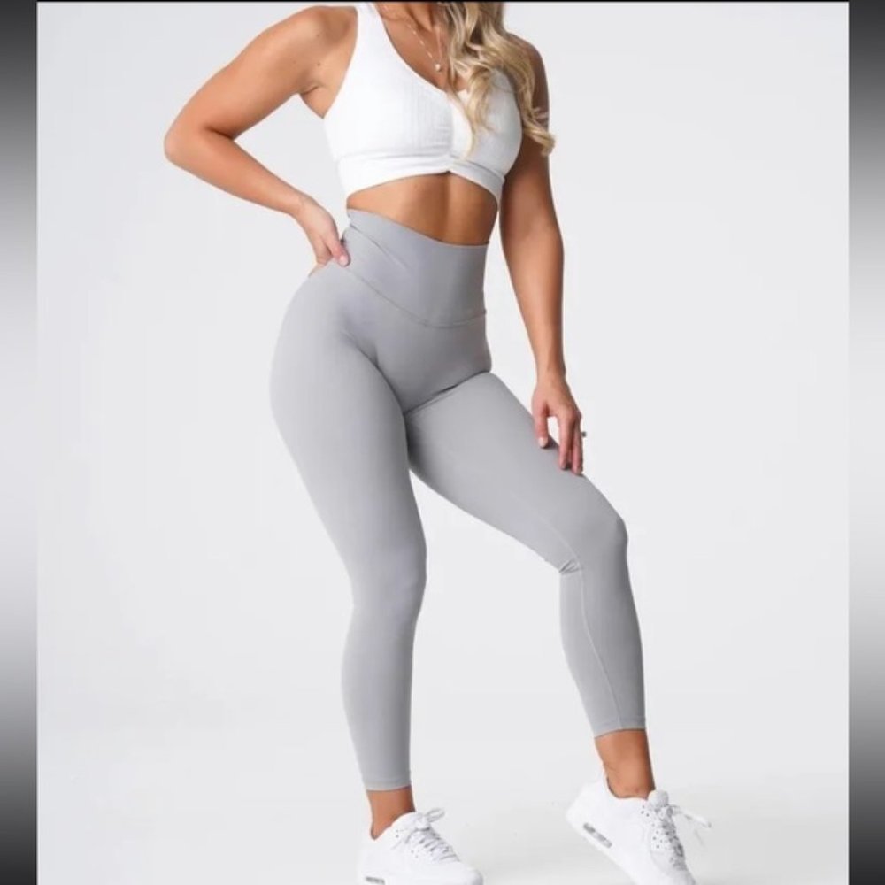 NVGTN Grey Fog Signature 2.0 Leggings Size XS